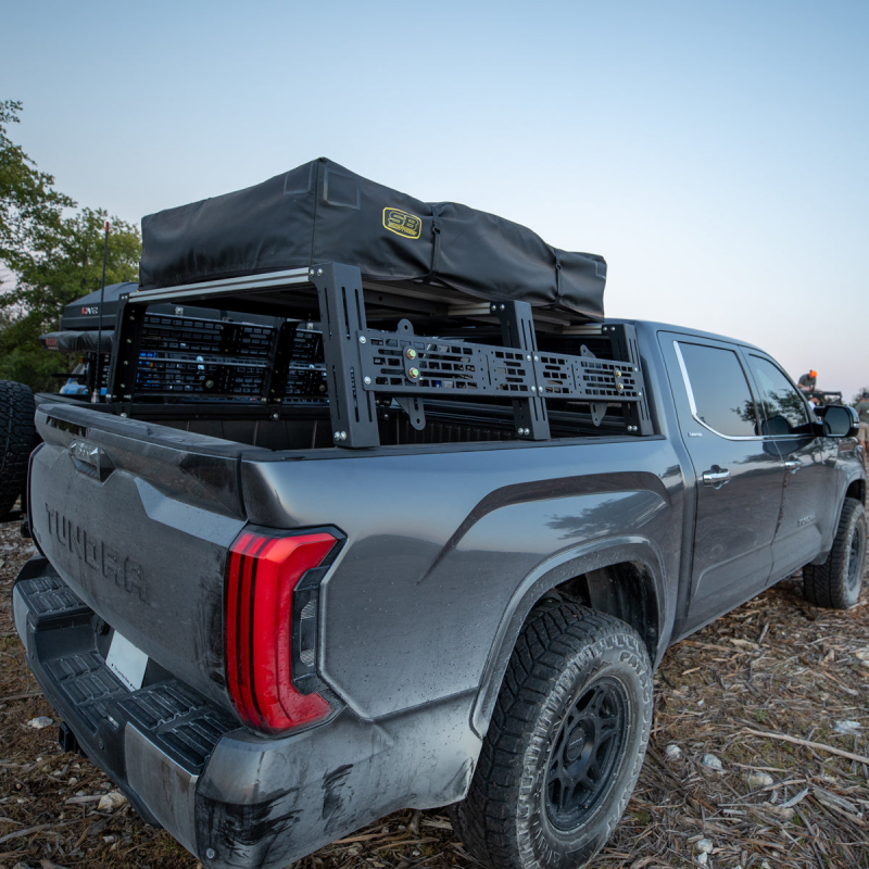 Toyota Tundra Bed Rack - Cali Raised LED - Overland, Mid Height - `22-`27